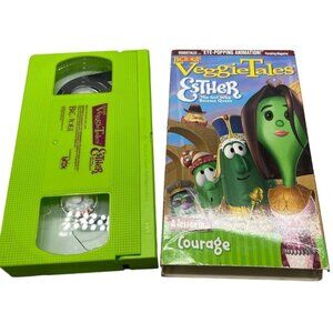 Veggie Tales Esther the Girl Who Became Queen VHS A Lesson in Courage READ